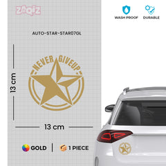 Zaqiz Stickers – Custom Winged Star Garage Stickers