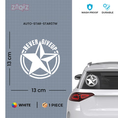 Zaqiz Stickers – Custom Winged Star Garage Stickers