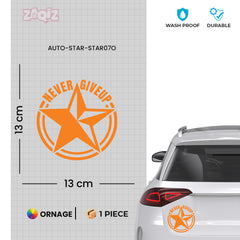 Zaqiz Stickers – Custom Winged Star Garage Stickers