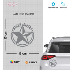 Zaqiz Stickers – Custom Winged Star Garage Stickers