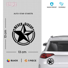 Zaqiz Stickers – Custom Winged Star Garage Stickers