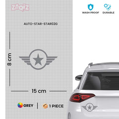 Zaqiz Stickers – Premium Star Wings Stickers for Cars & Bikes