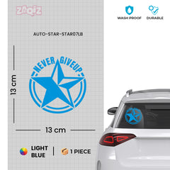 Zaqiz Stickers – Custom Winged Star Garage Stickers