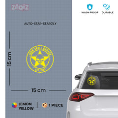 Premium Star Vinyl Sticker – Waterproof & UV Resistant