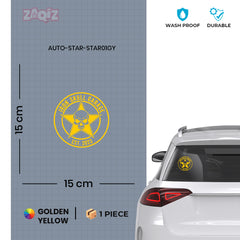 Premium Star Vinyl Sticker – Waterproof & UV Resistant