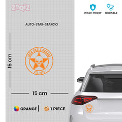 Premium Star Vinyl Sticker – Waterproof & UV Resistant
