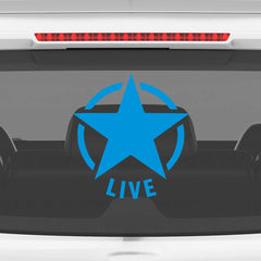 Zaqiz Stickers – Retro Wing Star Logo Decals