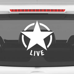 Zaqiz Stickers – Retro Wing Star Logo Decals