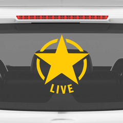 Zaqiz Stickers – Retro Wing Star Logo Decals