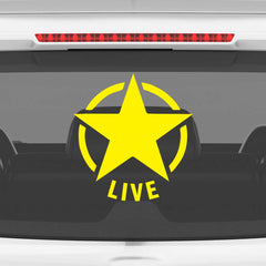 Zaqiz Stickers – Retro Wing Star Logo Decals