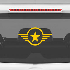 Zaqiz Stickers – Premium Star Wings Stickers for Cars & Bikes