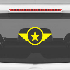 Zaqiz Stickers – Premium Star Wings Stickers for Cars & Bikes