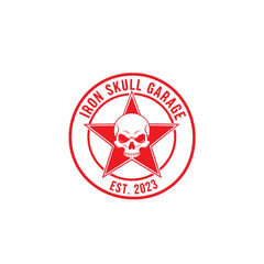 Zaqiz Stickers – Bold Star Skull Garage Decals