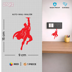 Superman Switch Board Sticker for Home Wall Decor Vinyl Decal