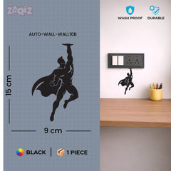 Superman Switch Board Sticker for Home Wall Decor Vinyl Decal