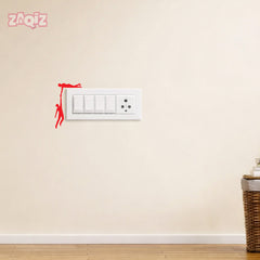 Helping Hands Switch Board Sticker Creative Wall Decor Decal