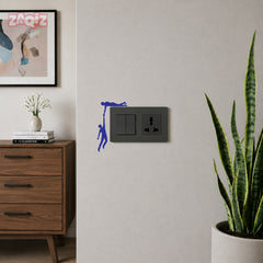 Helping Hands Switch Board Sticker Creative Wall Decor Decal
