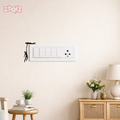 Helping Hands Switch Board Sticker Creative Wall Decor Decal
