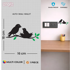 Bird Nest Switch Board Sticker for Home Decor