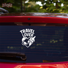 zaqiz Travel Lover Sticker – Explore the World with Heart