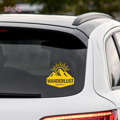 zaqiz Wanderlust Sticker – Adventure in Every Horizon
