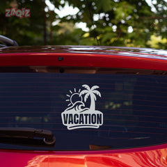 zaqiz Vacation Sticker – Tropical Escape Vibes