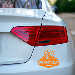 zaqiz Wanderlust Sticker – Adventure in Every Horizon