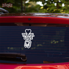 zaqiz Travel Love Sticker – Journey with Heart
