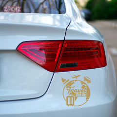 Wanderlust Traveller Emblem for Cars