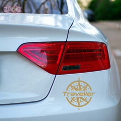 Travel More Badge for Laptops and Vehicles