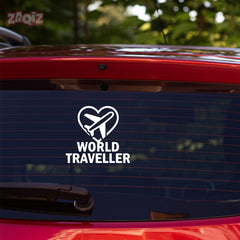 zaqiz World Traveller Sticker – Fly with Passion
