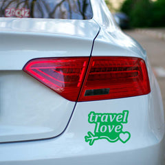 zaqiz Travel Love Sticker – Wanderlust in Style