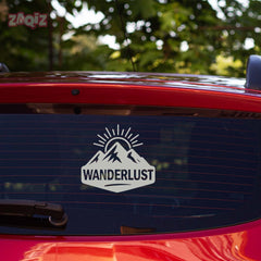 zaqiz Wanderlust Sticker – Adventure in Every Horizon