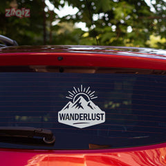 zaqiz Wanderlust Sticker – Adventure in Every Horizon