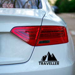 Traveller Life Badge for Bikes and Cars