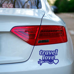 zaqiz Travel Love Sticker – Wanderlust in Style