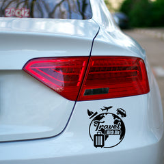 Wanderlust Traveller Emblem for Cars