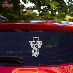 zaqiz Travel Love Sticker – Journey with Heart