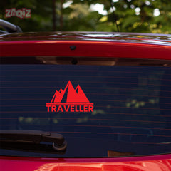 Traveller Life Badge for Bikes and Cars