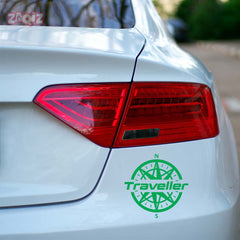 Travel More Badge for Laptops and Vehicles