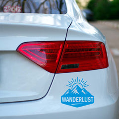 zaqiz Wanderlust Sticker – Adventure in Every Horizon
