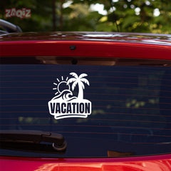 zaqiz Vacation Sticker – Tropical Escape Vibes
