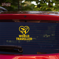 zaqiz World Traveller Sticker – Fly with Passion