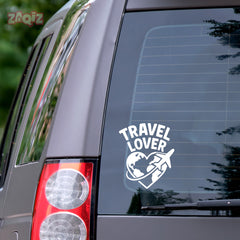 zaqiz Travel Lover Sticker – Explore the World with Heart