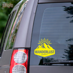 zaqiz Wanderlust Sticker – Adventure in Every Horizon