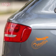 Bold Traveller Spirit Sticker for Cars
