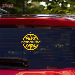 Travel More Badge for Laptops and Vehicles