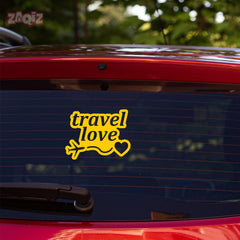 zaqiz Travel Love Sticker – Wanderlust in Style