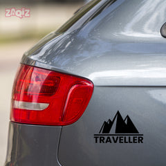 Traveller Life Badge for Bikes and Cars