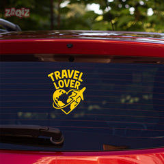 zaqiz Travel Lover Sticker – Explore the World with Heart